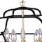 Cwi Lighting Tudor 5 Light Chandelier With Satin Gold & Black Finish 1223P16-5-602 - alternate 3